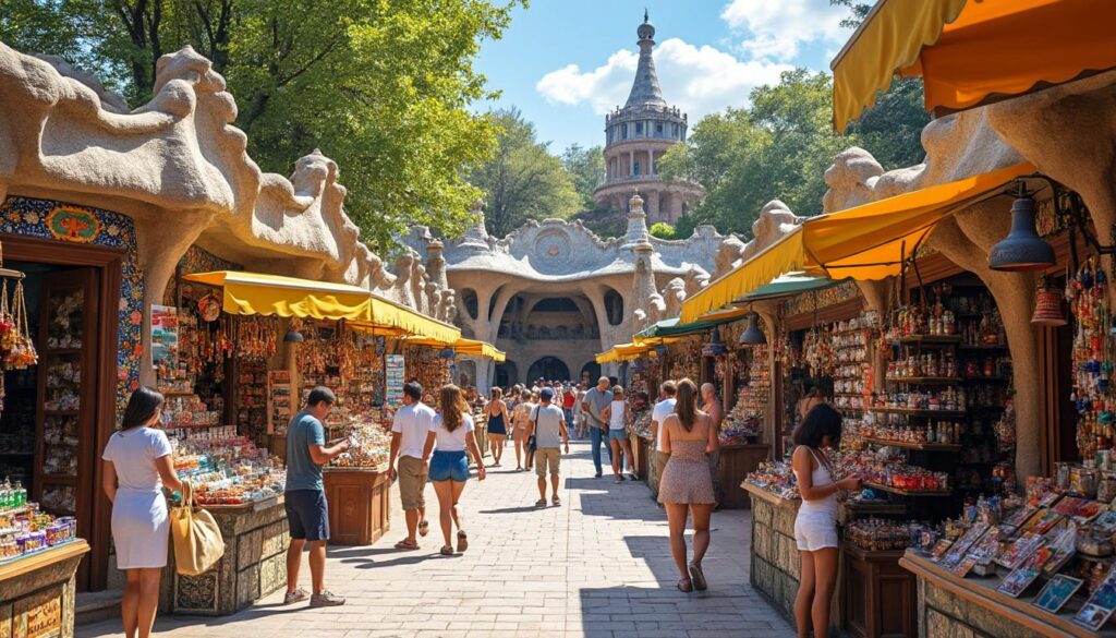 découvrez les boutiques de souvenirs du parc güell à barcelone : emplacements pratiques, horaires d’ouverture et une sélection unique de mosaïques colorées pour rapporter un souvenir artisanal de gaudí.