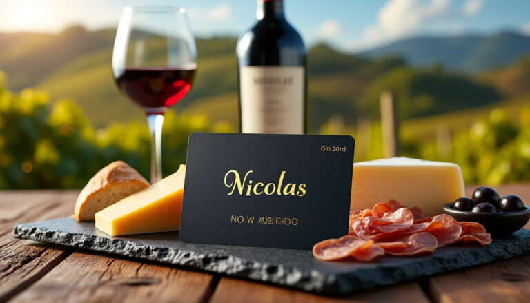 offrez une expérience œnologique inoubliable avec la carte cadeau nicolas : le choix idéal pour les amateurs de vin et ceux qui souhaitent découvrir une sélection de bouteilles d’exception.